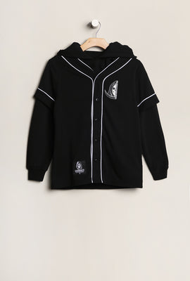 Maillot de Baseball à Capuchon Arsenic Junior