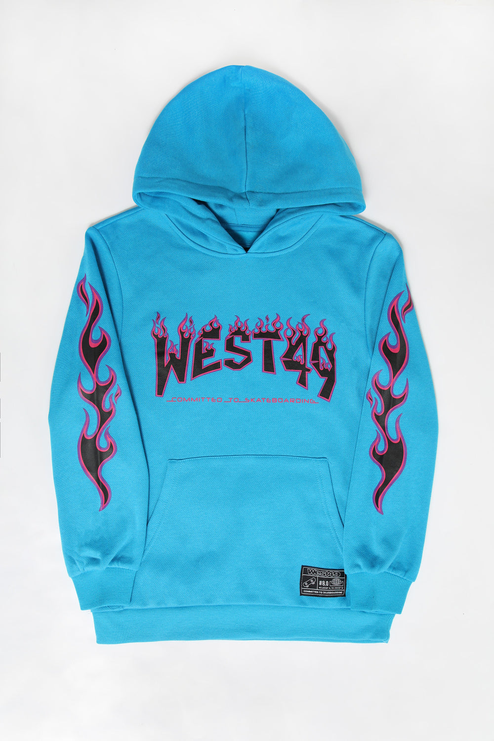 West49 Youth Flame Hoodie Blue