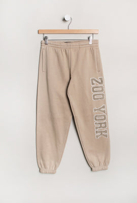 Jogger en molleton logo chenille Zoo York junior