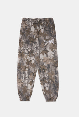 Jogger en molleton camouflage arbres Zoo York junior
