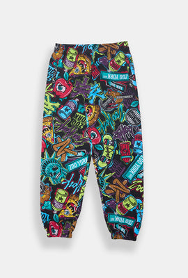 Zoo York Youth Allover Graffiti Print Sweatpant