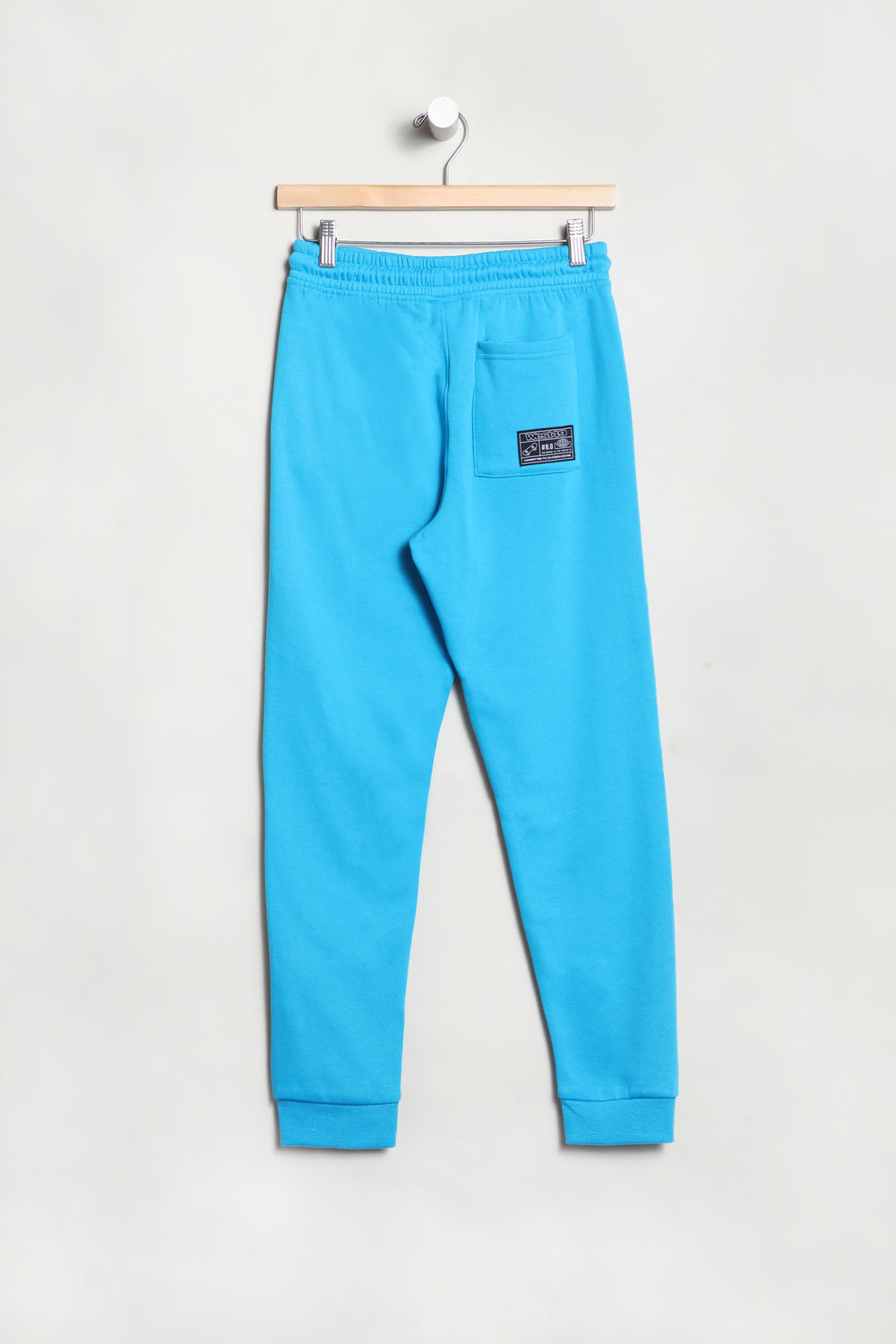 Jogger en Molleton Imprimé Logo Flamme West49 Junior Bleu