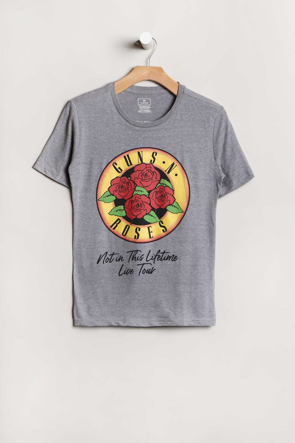 Youth Guns N' Roses T-Shirt Heather Grey