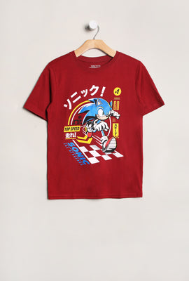 T-shirt imprimé Top Speed Sonic The Hedgehog junior