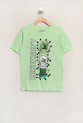 T-Shirt Imprimé Minecraft Junior