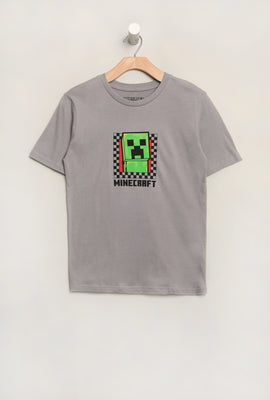 T-Shirt Imprimé Boom Minecraft Junior