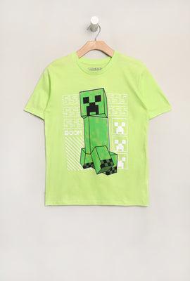 T-Shirt Imprimé SSS Minecraft Junior