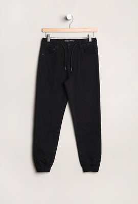 Jogger En Denim Doux Coupe Ample Zoo York Junior