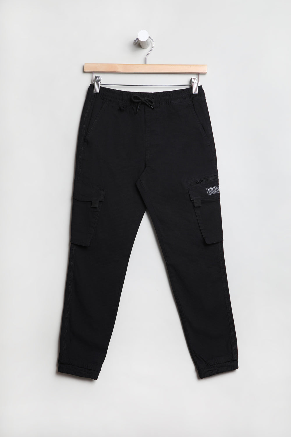 West49 Youth Ripstop Cargo Jogger Black