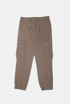 Jogger cargo en sergé Arsenic junior