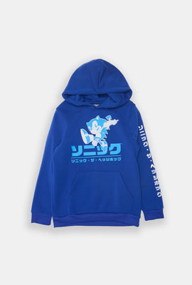 Haut à capuchon imprimé Sonic The Hedgehog junior