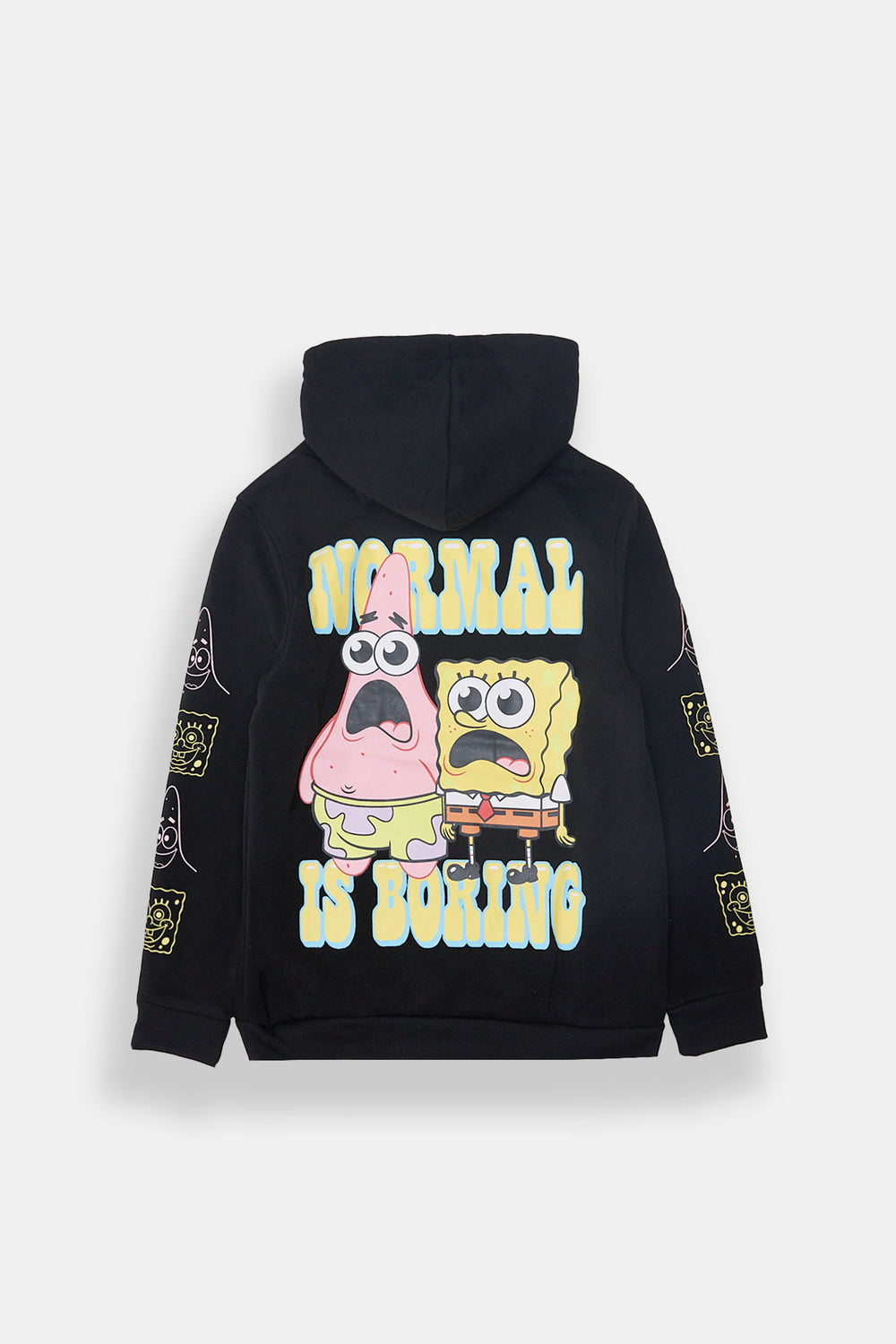 Haut à capuchon imprimé Normal Is Boring SpongeBob junior Haut à capuchon imprimé Normal Is Boring SpongeBob junior