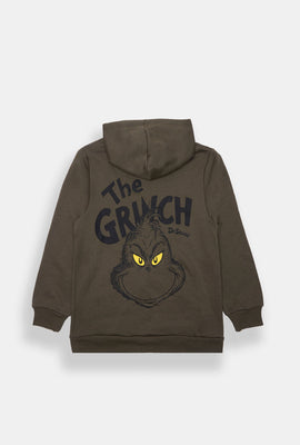 Haut à capuchon imprimé The Grinch junior