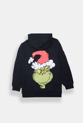 Youth The Grinch Faces Graphic Hoodie