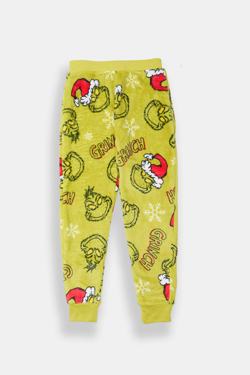 Youth The Grinch Green Plush Pajama Pant Youth The Grinch Green Plush Pajama Pant