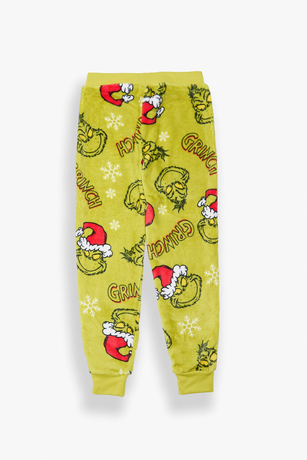 Youth The Grinch Green Plush Pajama Pant Youth The Grinch Green Plush Pajama Pant