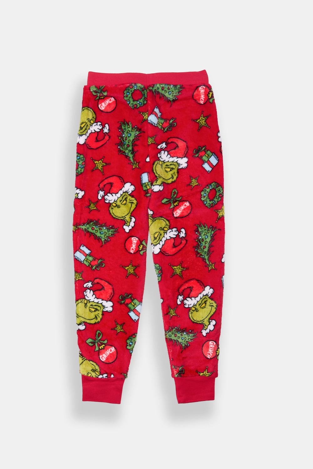 Youth The Grinch Red Plush Pajama Pant Youth The Grinch Red Plush Pajama Pant