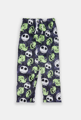 Pantalon de pyjama en peluche Jack Skellington d'Halloween junior