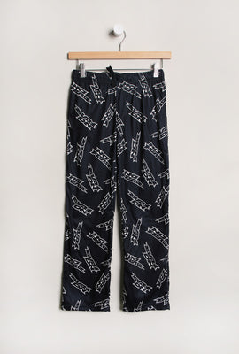 No Fear Youth Printed Pajama Bottoms