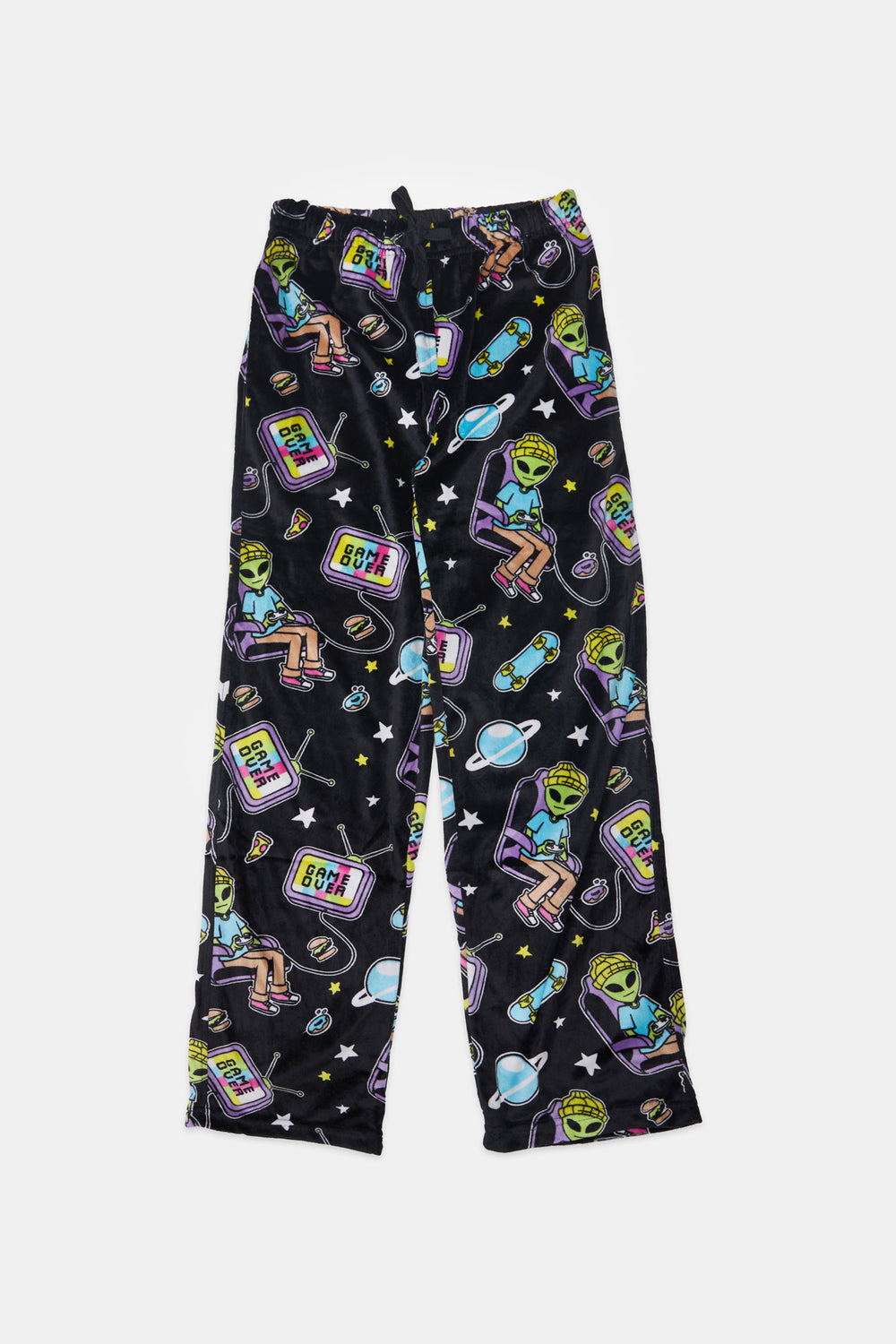 Youth Alien Gamer Plush Pajama Pant Youth Alien Gamer Plush Pajama Pant