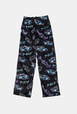 Youth Racing Plush Pajama Pant