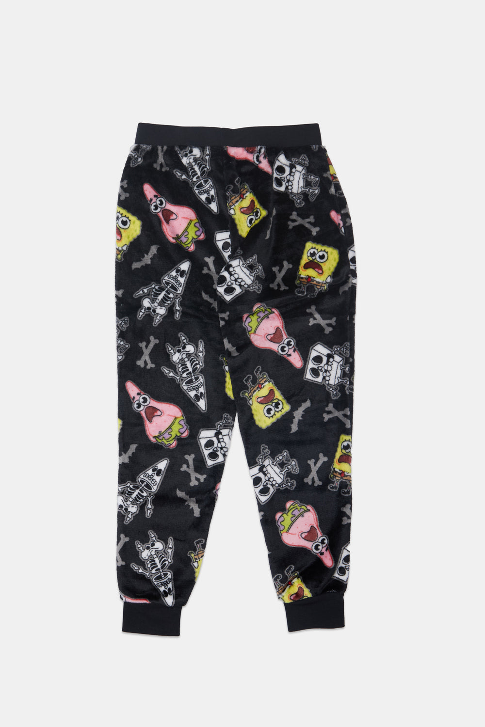 Pantalon de pyjama en peluche squelette Bob l'éponge junior Pantalon de pyjama en peluche squelette Bob l'éponge junior