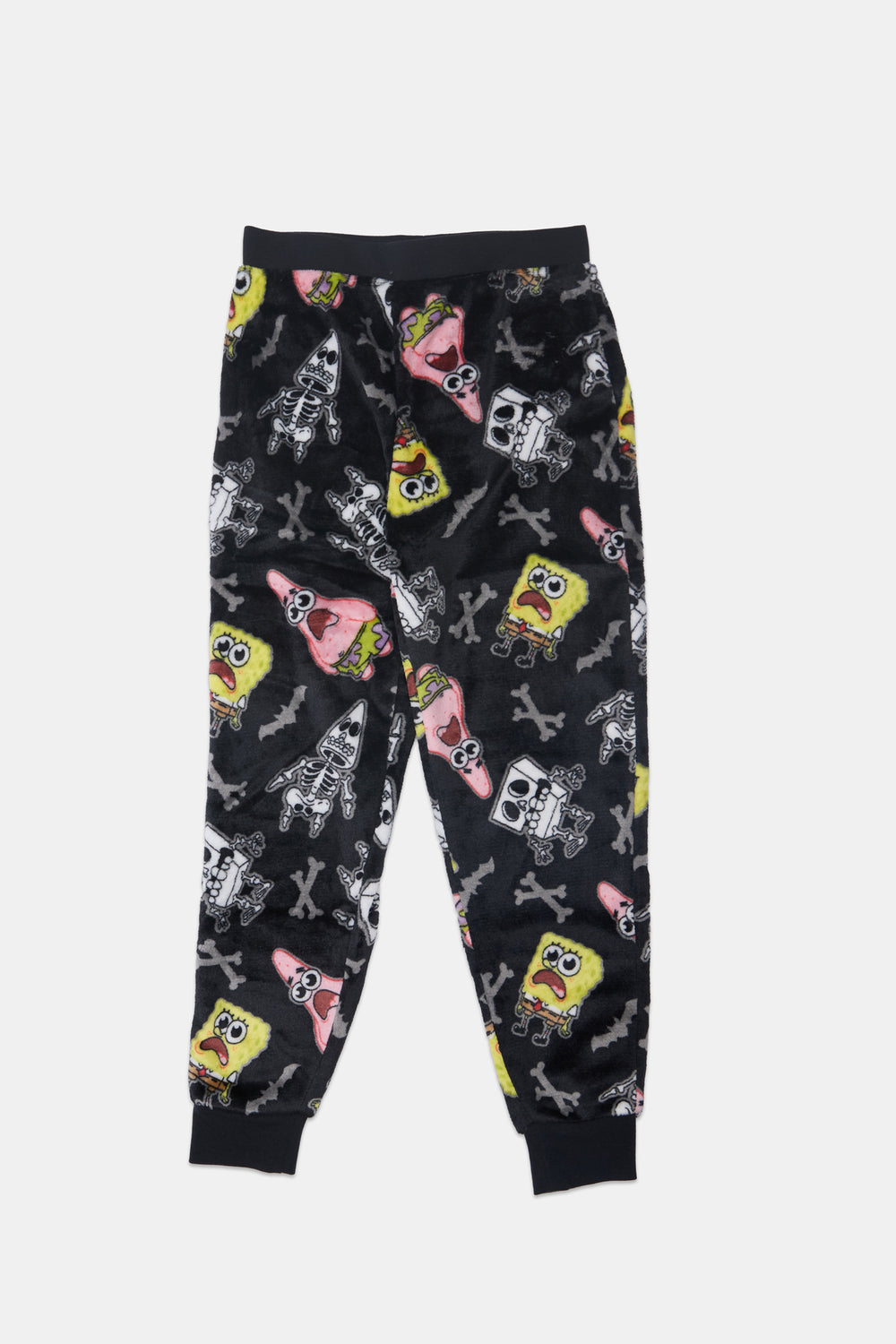 Pantalon de pyjama en peluche squelette Bob l'éponge junior Pantalon de pyjama en peluche squelette Bob l'éponge junior