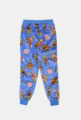 Youth Krusty Krab Plush Pajama Pant