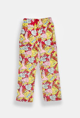 Youth SpongeBob Silky Fleece Pajama Pants