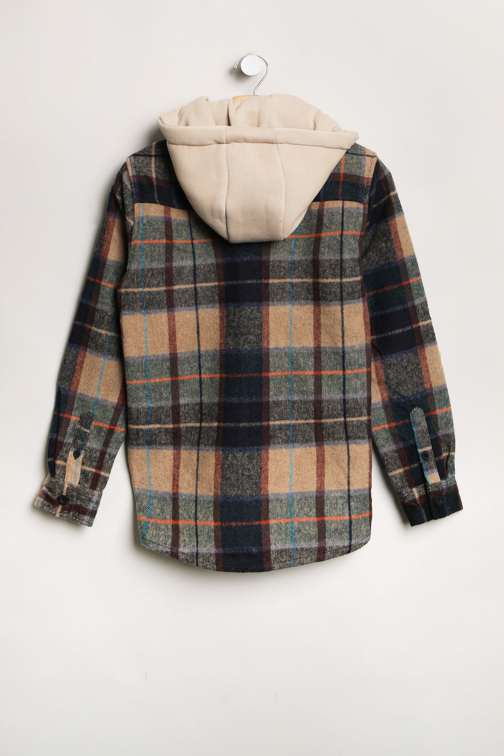 West49 Youth Hooded Plaid Shacket West49 Youth Hooded Plaid Shacket