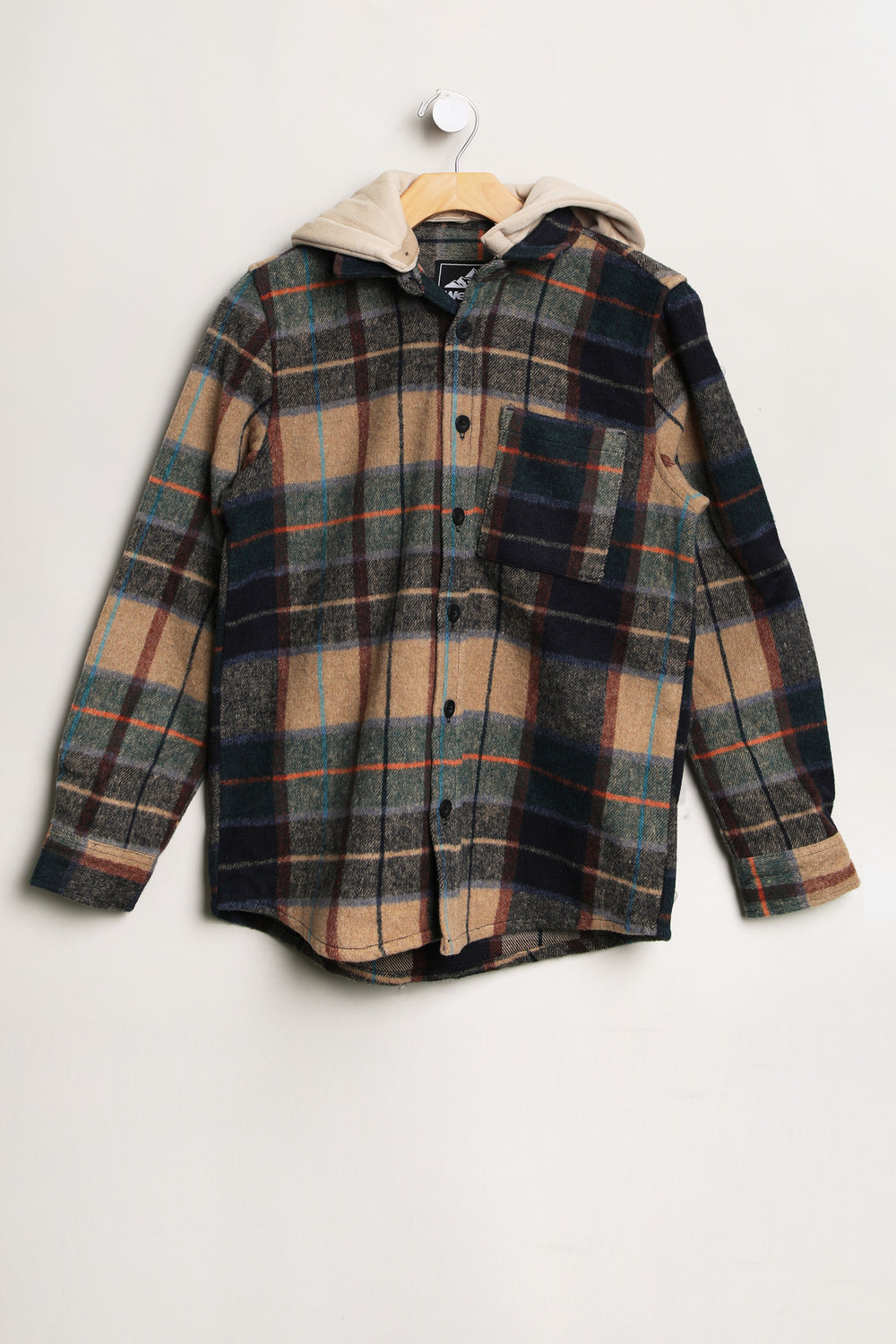 West49 Youth Hooded Plaid Shacket West49 Youth Hooded Plaid Shacket