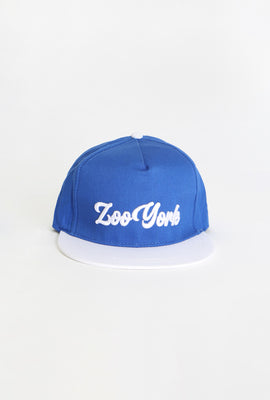 Zoo York Youth Script Logo Flat Brim Hat