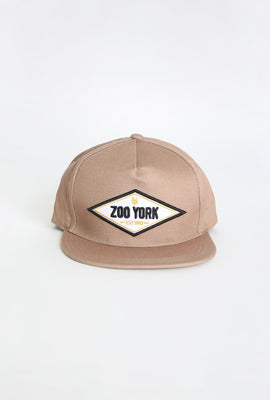 Zoo York Youth Logo Patch Flat Brim Hat