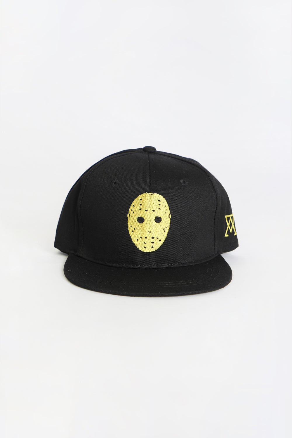 Arsenic Youth Golden Mask Flat Brim Hat Arsenic Youth Golden Mask Flat Brim Hat