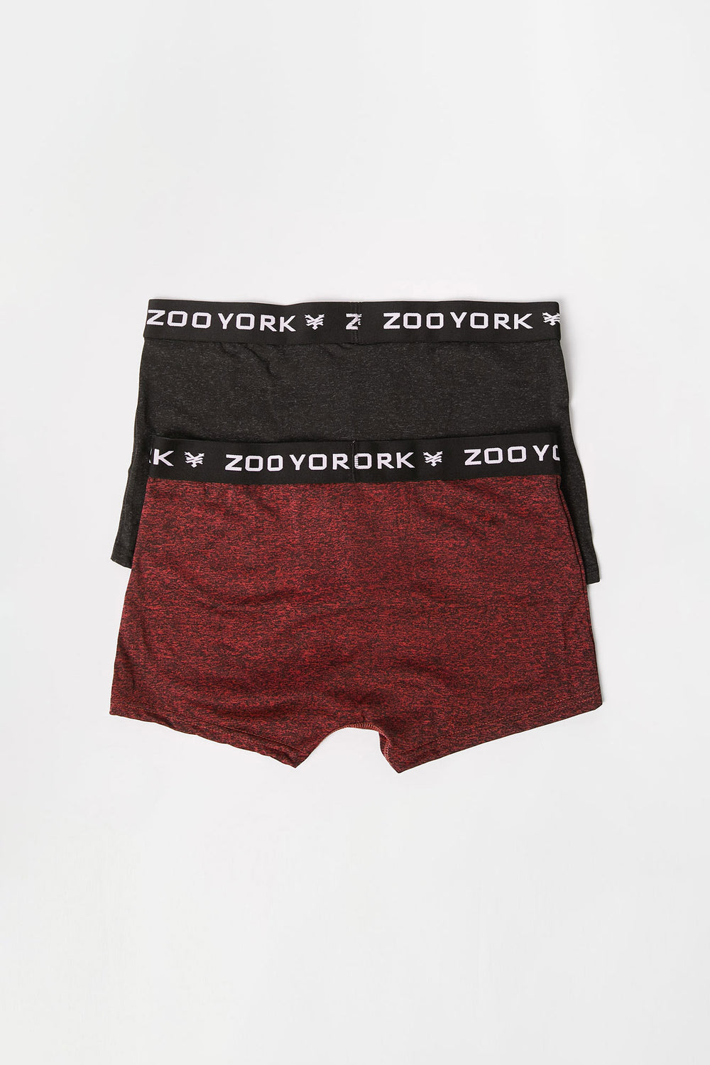 Zoo York Youth 2-Pack Space Dye Boxer Briefs Burgundy