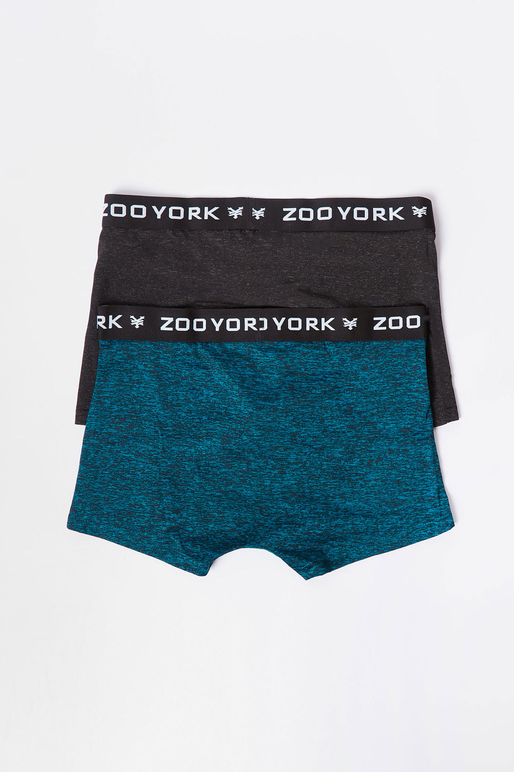 Zoo York Youth 2-Pack Space Dye Boxer Briefs Teal