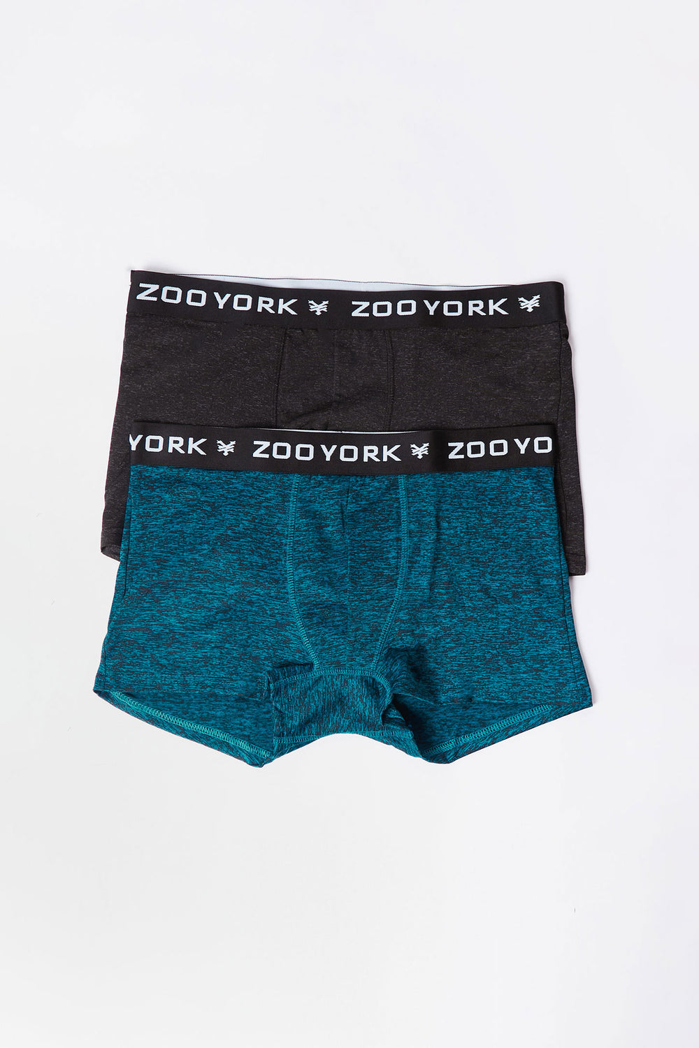 Zoo York Youth 2-Pack Space Dye Boxer Briefs Teal
