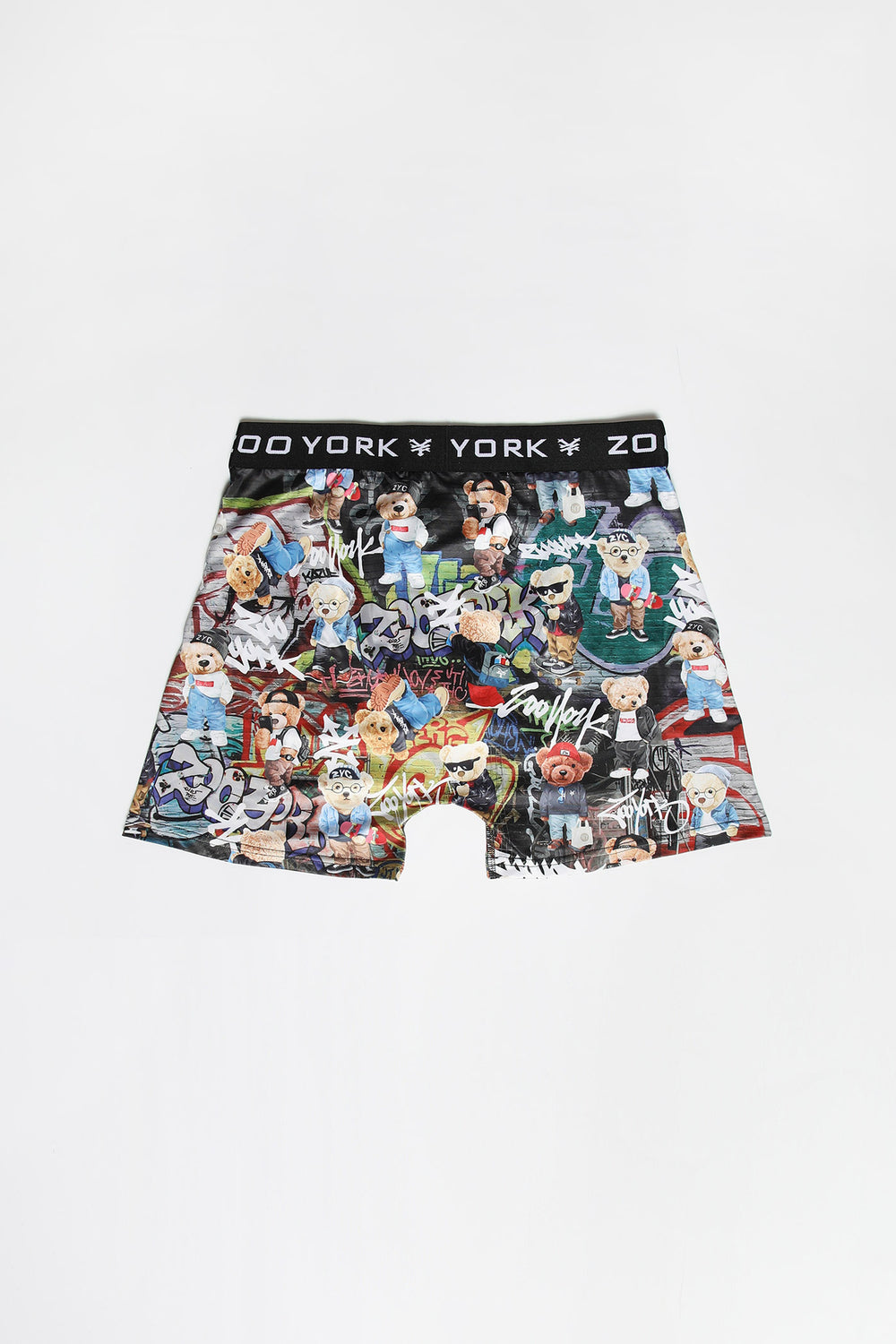 Zoo York Youth Teddy Graffiti Boxer Brief Charcoal