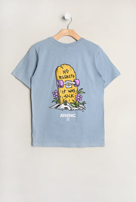 T-Shirt Imprimé No Regrets Arsenic Junior