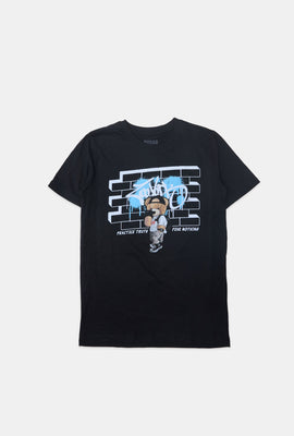 T-shirt imprimé graffiti et ourson Zoo York junior