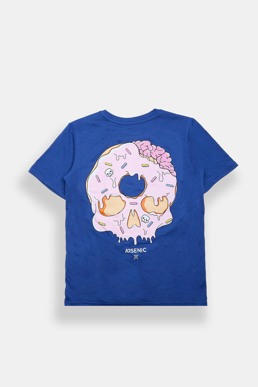 T-shirt imprimé crâne beignet Arsenic junior T-shirt imprimé crâne beignet Arsenic junior