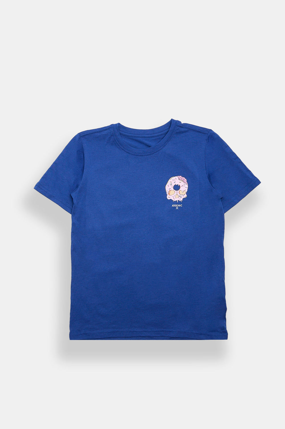 T-shirt imprimé crâne beignet Arsenic junior T-shirt imprimé crâne beignet Arsenic junior