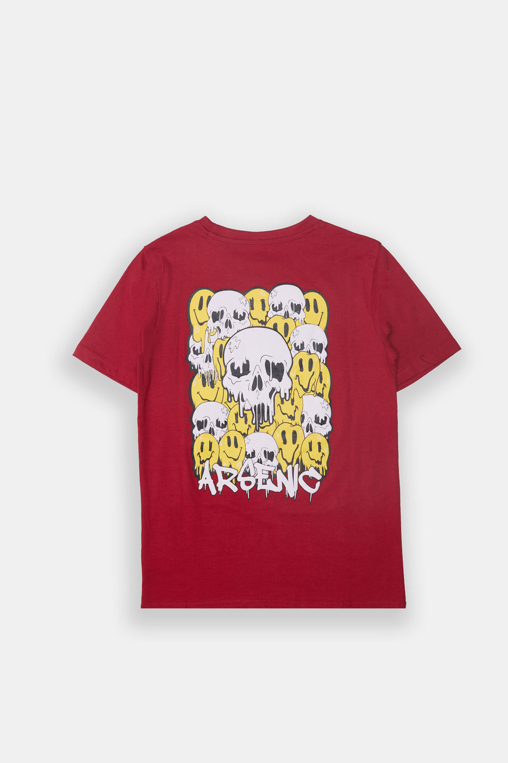 Arsenic Youth Smiley Skulls Graphic T-Shirt Arsenic Youth Smiley Skulls Graphic T-Shirt
