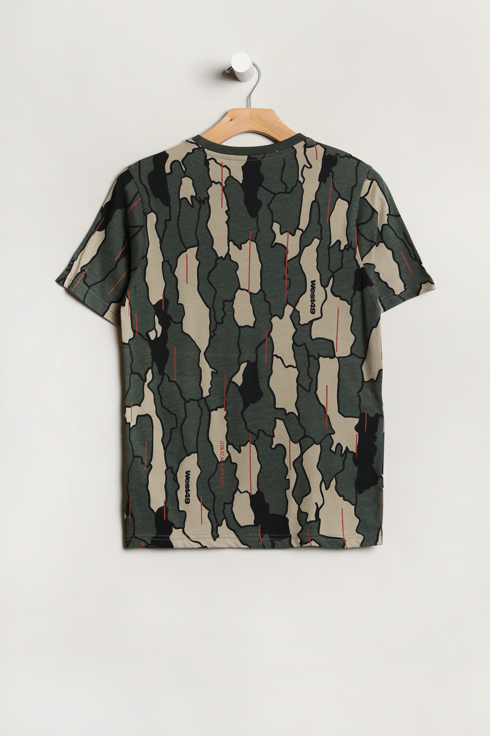 T-Shirt Motif Camouflage West49 Junior T-Shirt Motif Camouflage West49 Junior
