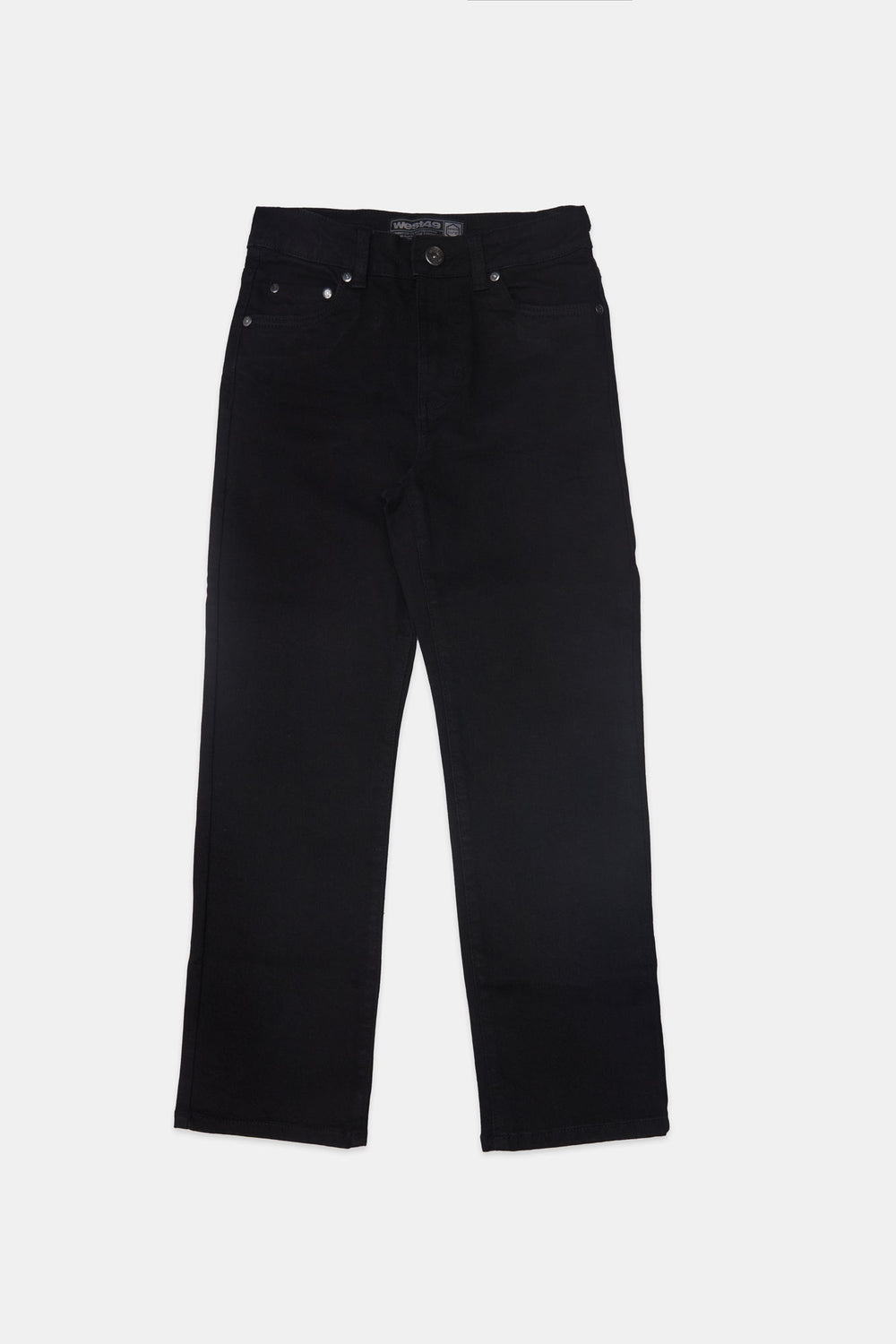 Youth Straight Leg Black Jeans Youth Straight Leg Black Jeans