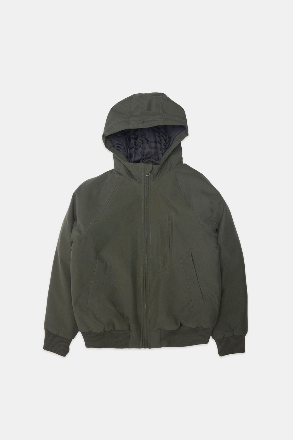 Youth Hooded Raglan Bomber Jacket Youth Hooded Raglan Bomber Jacket