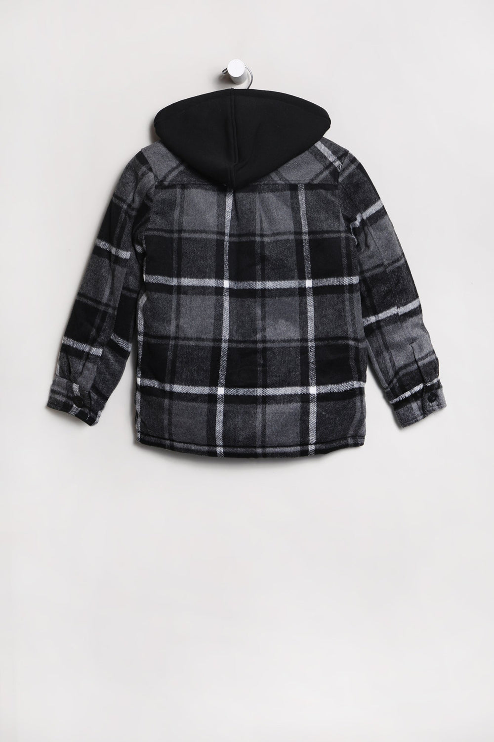West49 Youth Lined Flannel Shacket Black