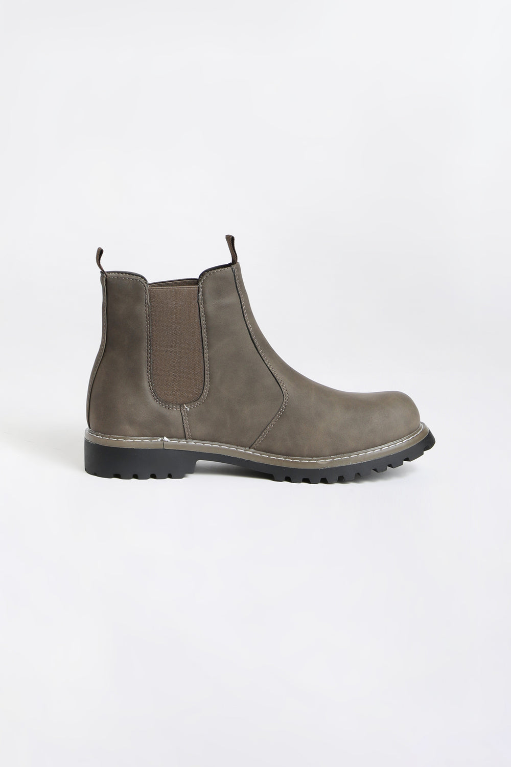 Youth Faux Fur Lined Chelsea Boots Brown