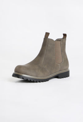 Youth Faux Fur Lined Chelsea Boots