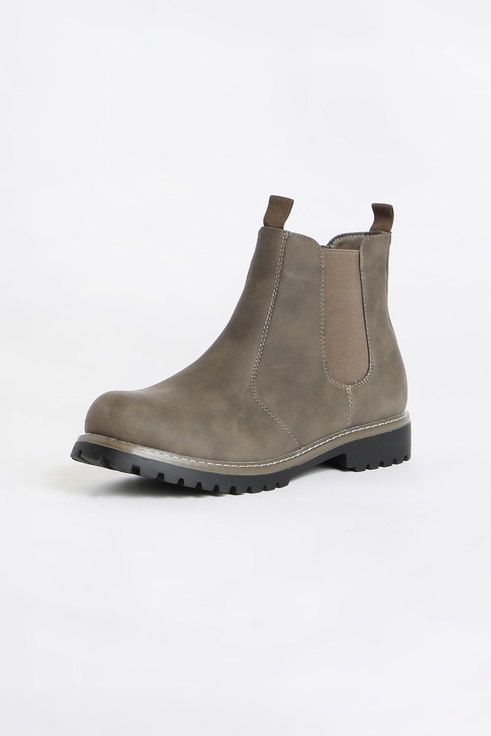 Youth Faux Fur Lined Chelsea Boots Brown